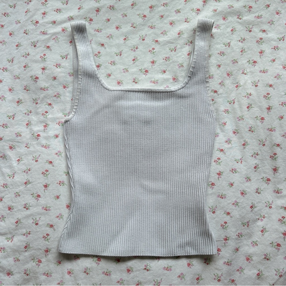 Babaton contour sculpt ribbed tank top